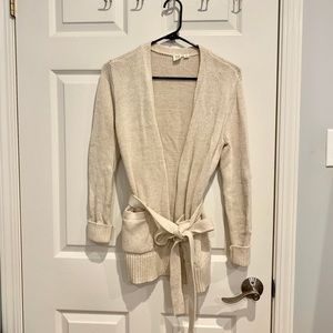Gap belted sweater, like new!